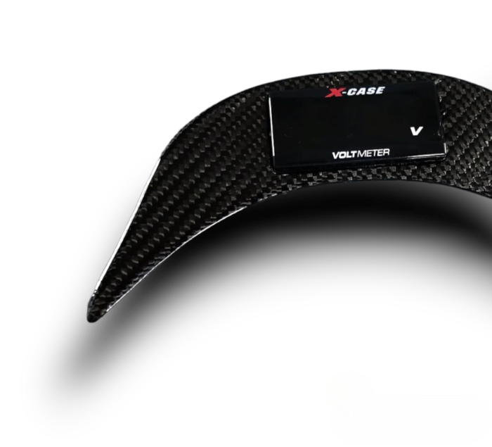 Special-Editon Carbon Fiber Cockpit Spoiler Voltmeter/temperatuurmeter houder Vespa Sprint/primavera - Afbeelding 2