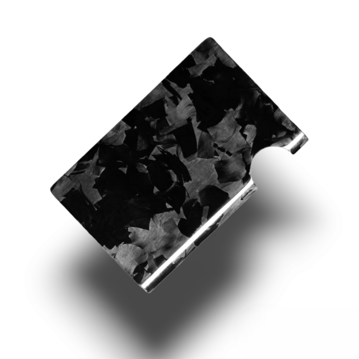 Forged Carbon Hard Wallet portomenee