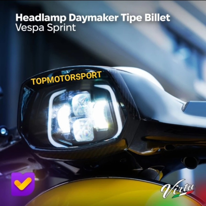 Koplamp Unit VIRTU Vespa Sprint - Afbeelding 2