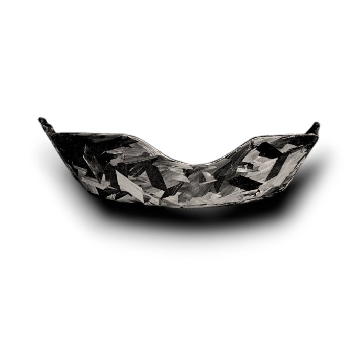 Piaggio Zip Forged Carbon Beenschildvak kapje