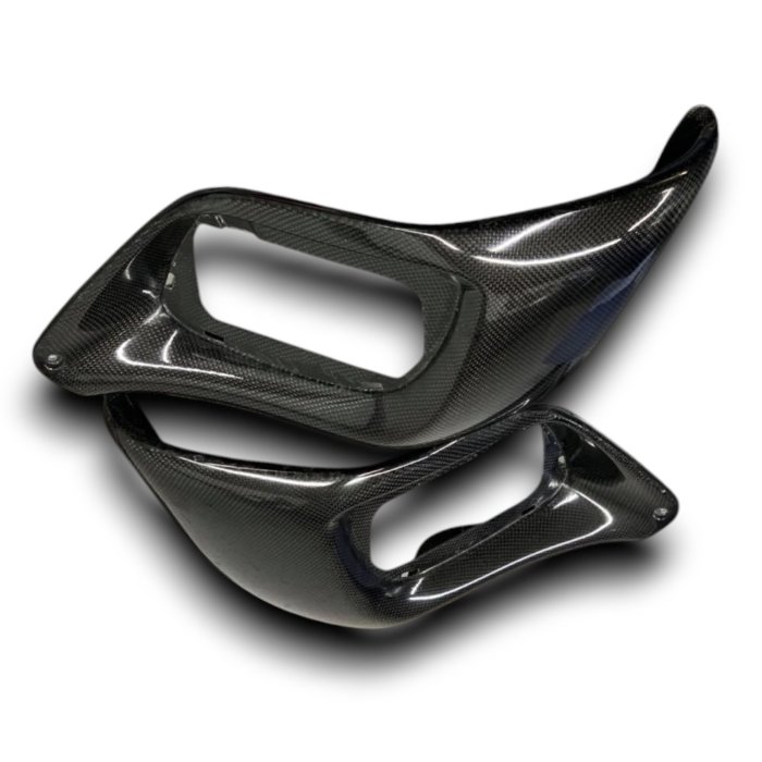 Carbon Gilera Runner luchtinlaatkap links+rechts
