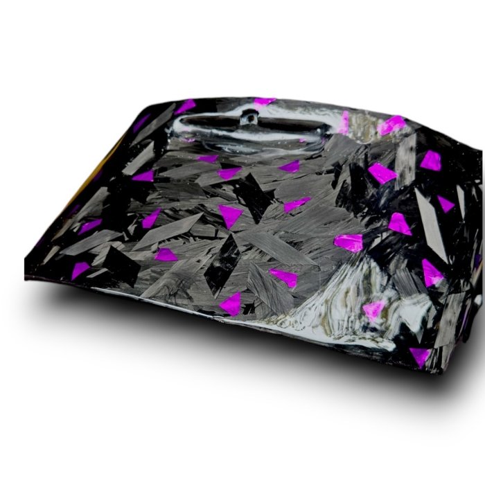 Piaggio ZIP Custom flakes Forged Carbon Bougiekap SP - Afbeelding 2