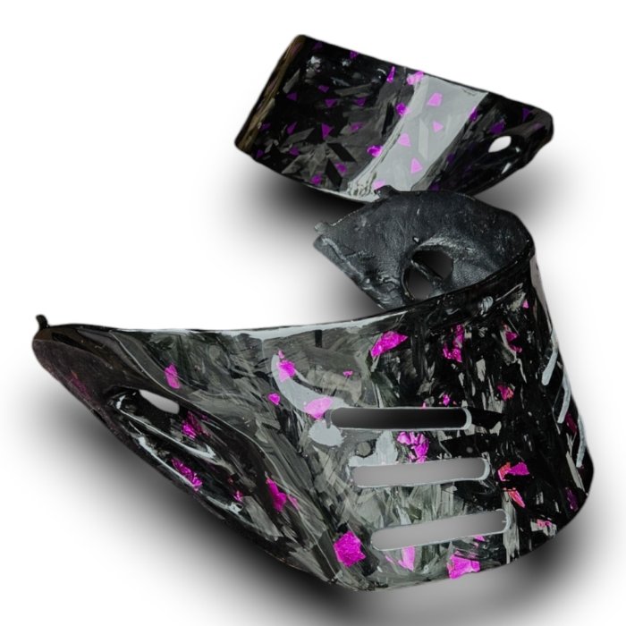 Piaggio ZIP Custom flakes Forged Carbon Bougiekap SP