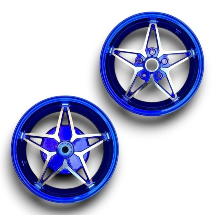 Velgenset 12 inch RACEBOY NINJA STAR Vespa Sprint/Primavera/Piaggio Zip h2o - Afbeelding 3