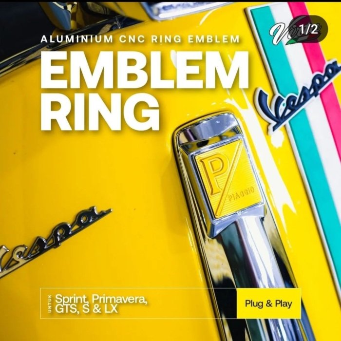 Vespa Embleem/LOGO CNC