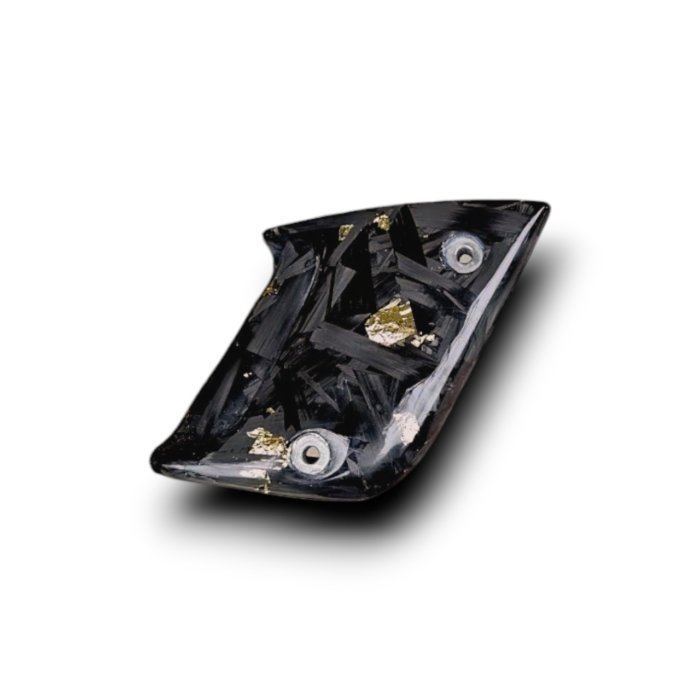 Piaggio Zip Forged Carbon Schokbrekerkapje Gold-Edition