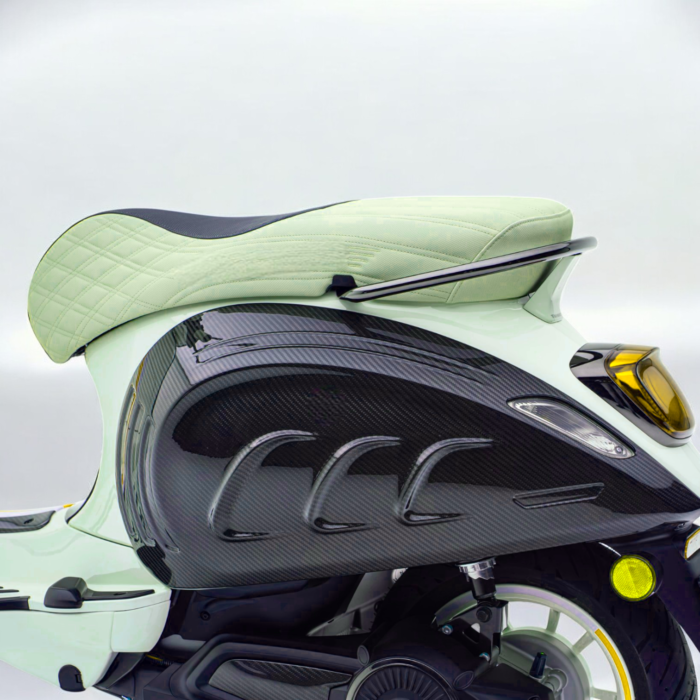 100% Carbon zijpaneel MANSRY Vespa Sprint/primavera - Afbeelding 3