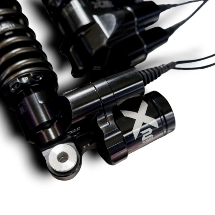 Luchtveering X-2 Schokbreker Vespa/Zip Origineel Voor+Achter SET - Afbeelding 3