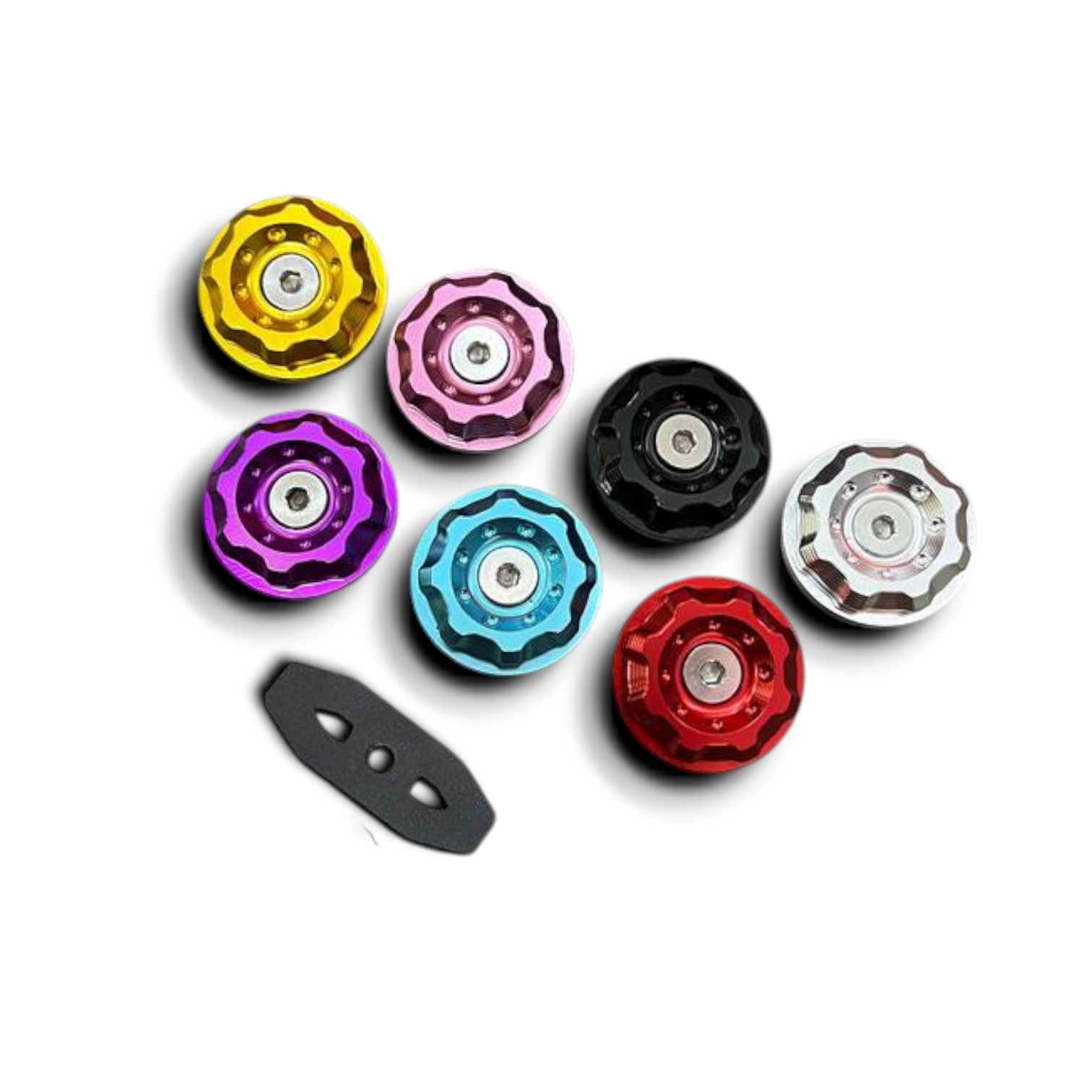 CNC Afdekdop onderspoiler/subframe (2 stuks) RACEBOY Vespa Sprint/Primavera