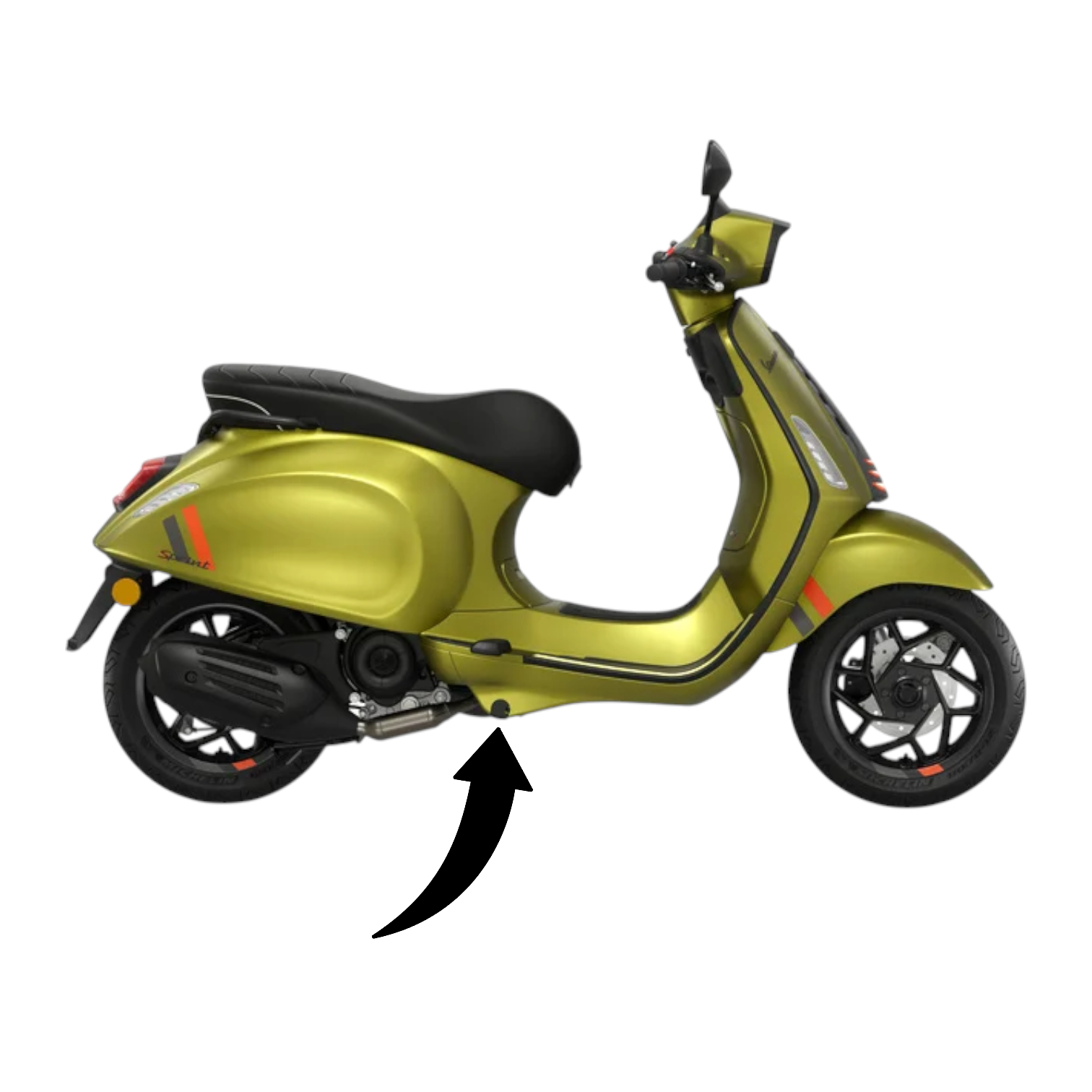 CNC Afdekdop onderspoiler/subframe (2 stuks) RACEBOY Vespa Sprint/Primavera - Afbeelding 2