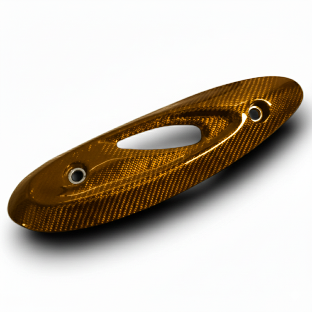 Piaggio Zip Custom Kleur Geweven Carbon Hitteschildkapje 4t2v