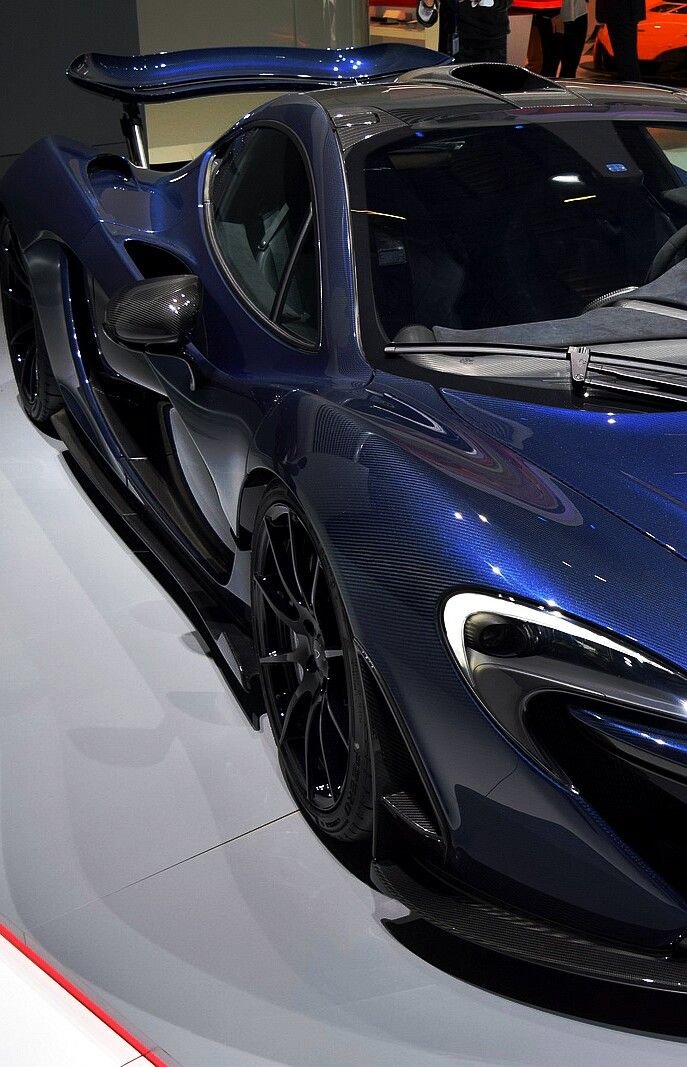 (°!°) 2016 McLaren P1 Blue Carbon Fiber