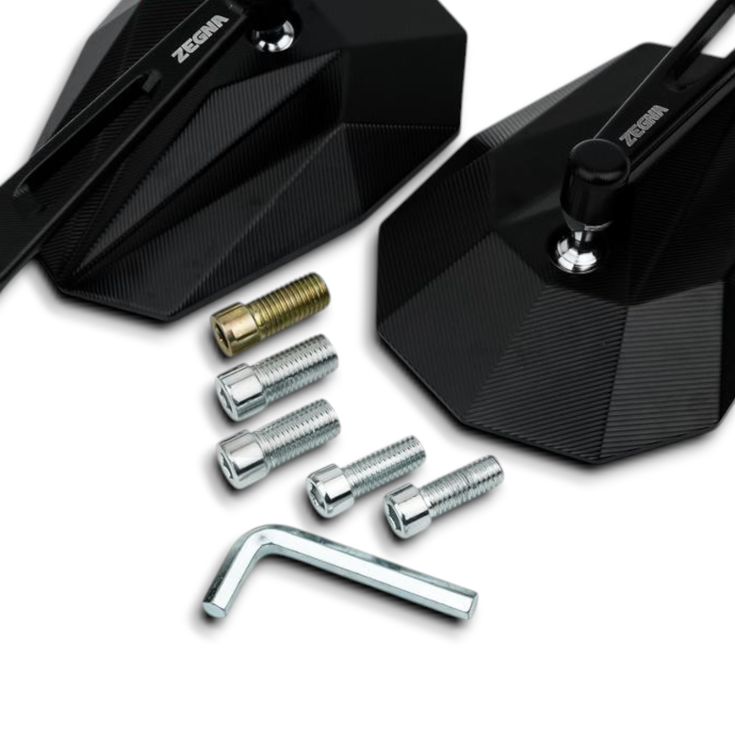 Spiegelset/mirror set ZGNA Vespa Sprint/Primavera/Piaggio Zip - Afbeelding 2