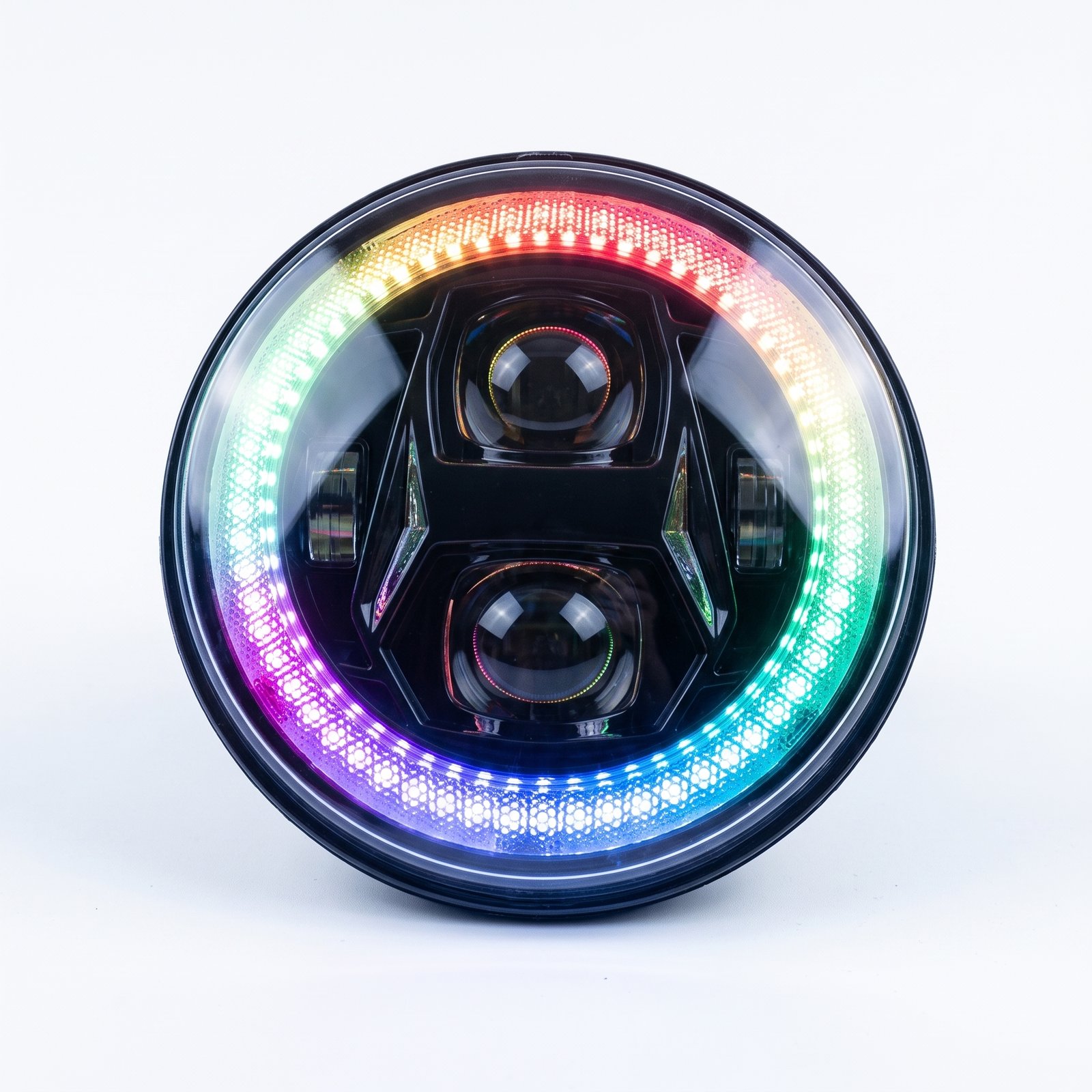 RGB Raceboy koplamp Unit Vespa Primavera zelioni style - Afbeelding 2